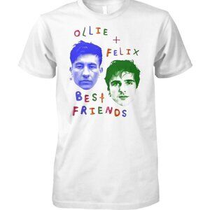 Ollie And Felix Best Friend Graphic T-Shirt Cute Casual Gift Friendship Tee 159